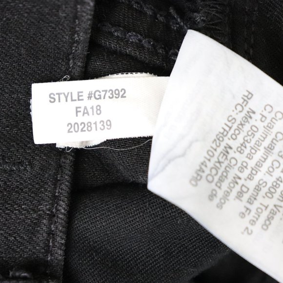 Madewell Roadtripper Denim Jeans Bennett Black 24 - Picture 7 of 11